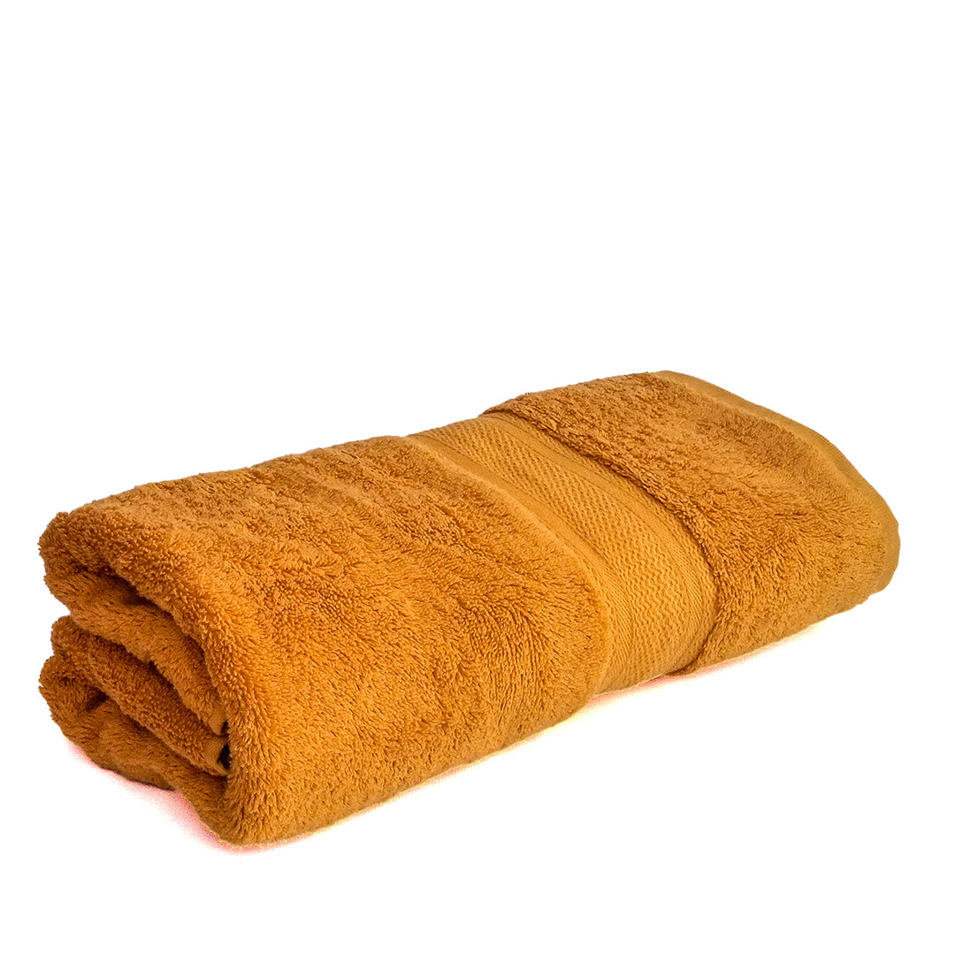 Dobby Mustard Bath Towel