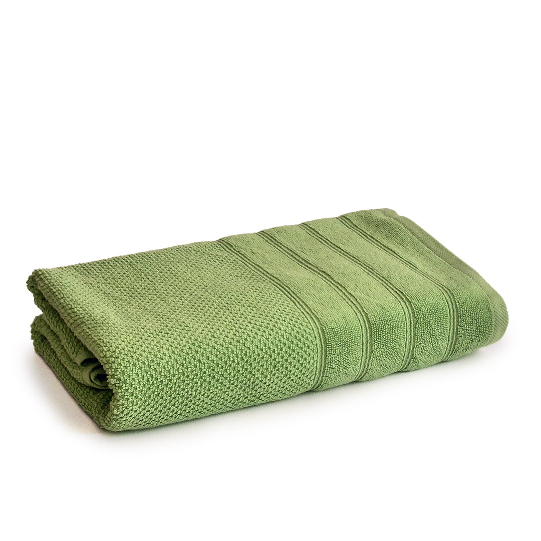 Three Stripe Premium Green Towel