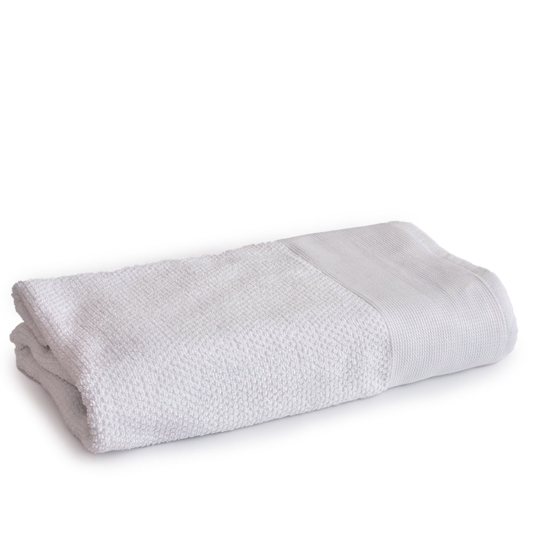 White Dotted Bath Towel