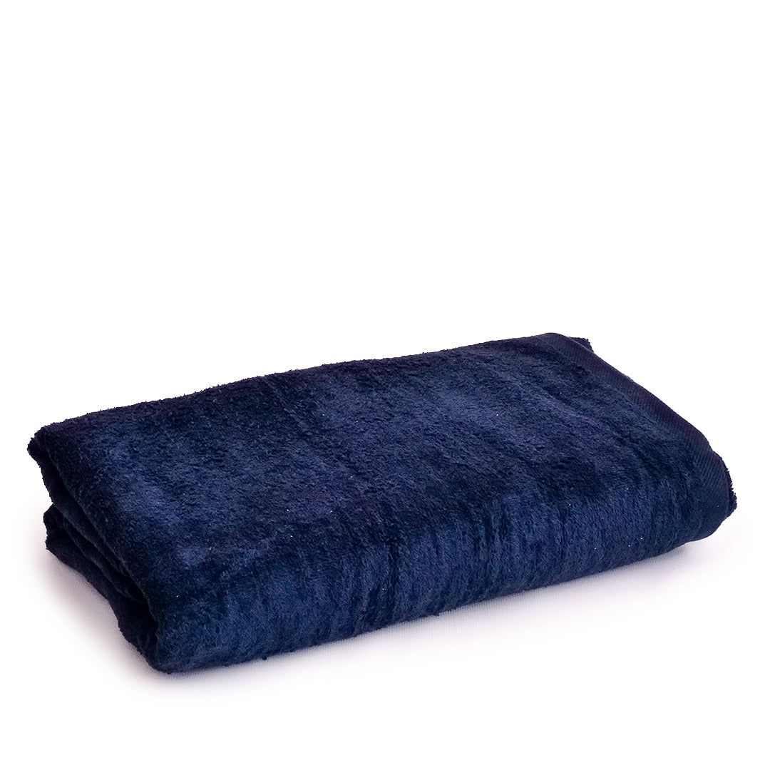 Plain Navy Blue Bath Towel