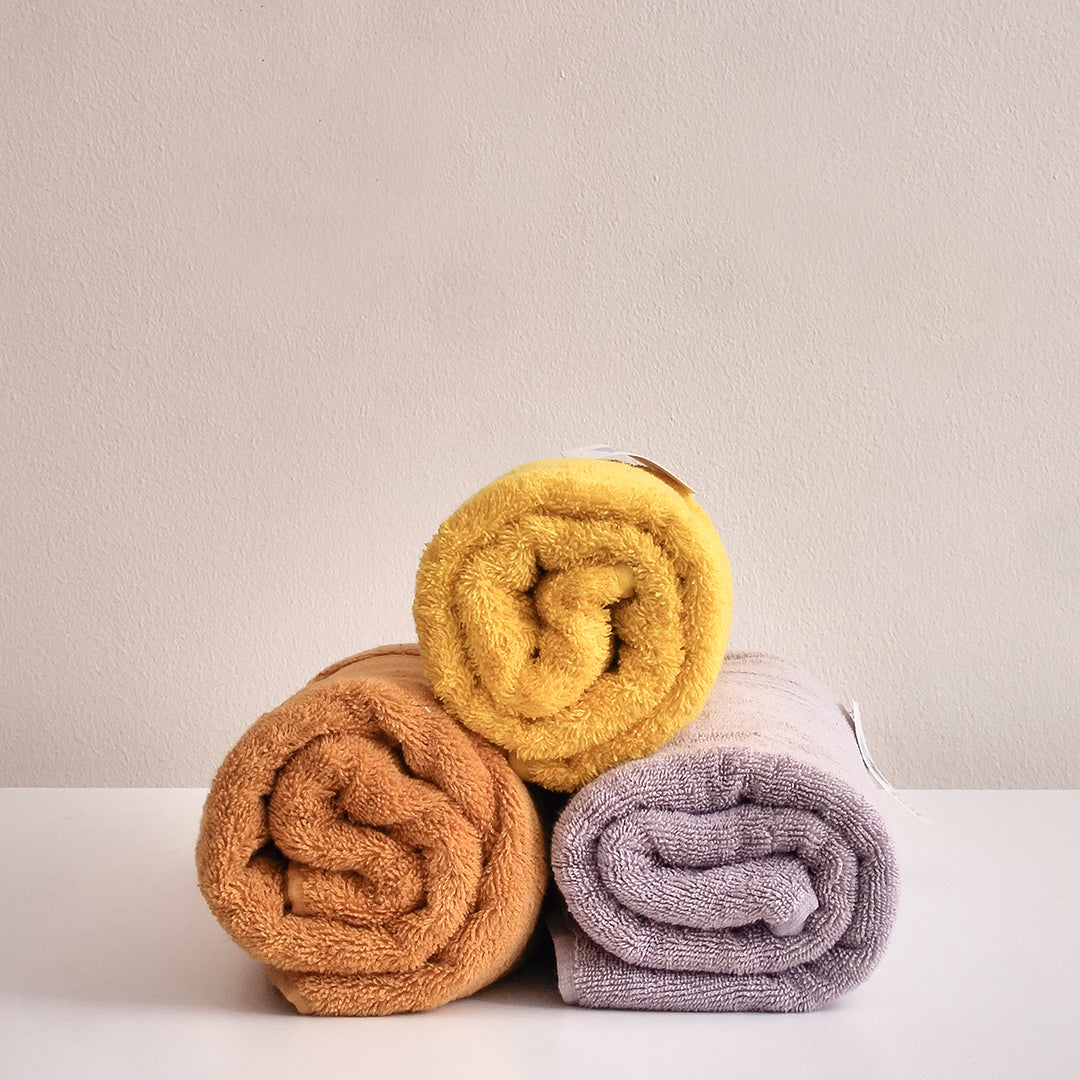 Dobby Mustard Bath Towel