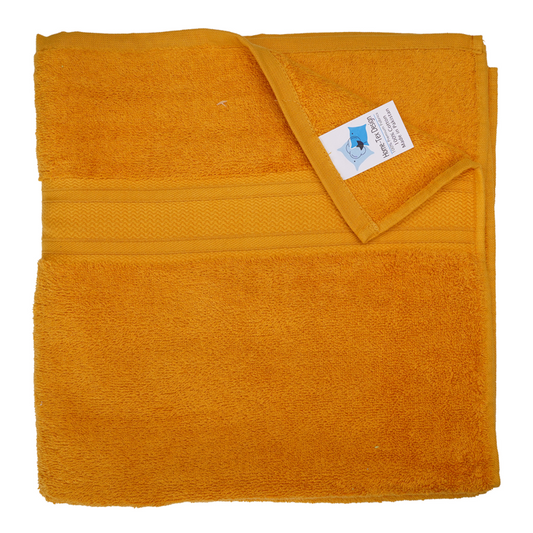 Bath Towel Brown/Mustard