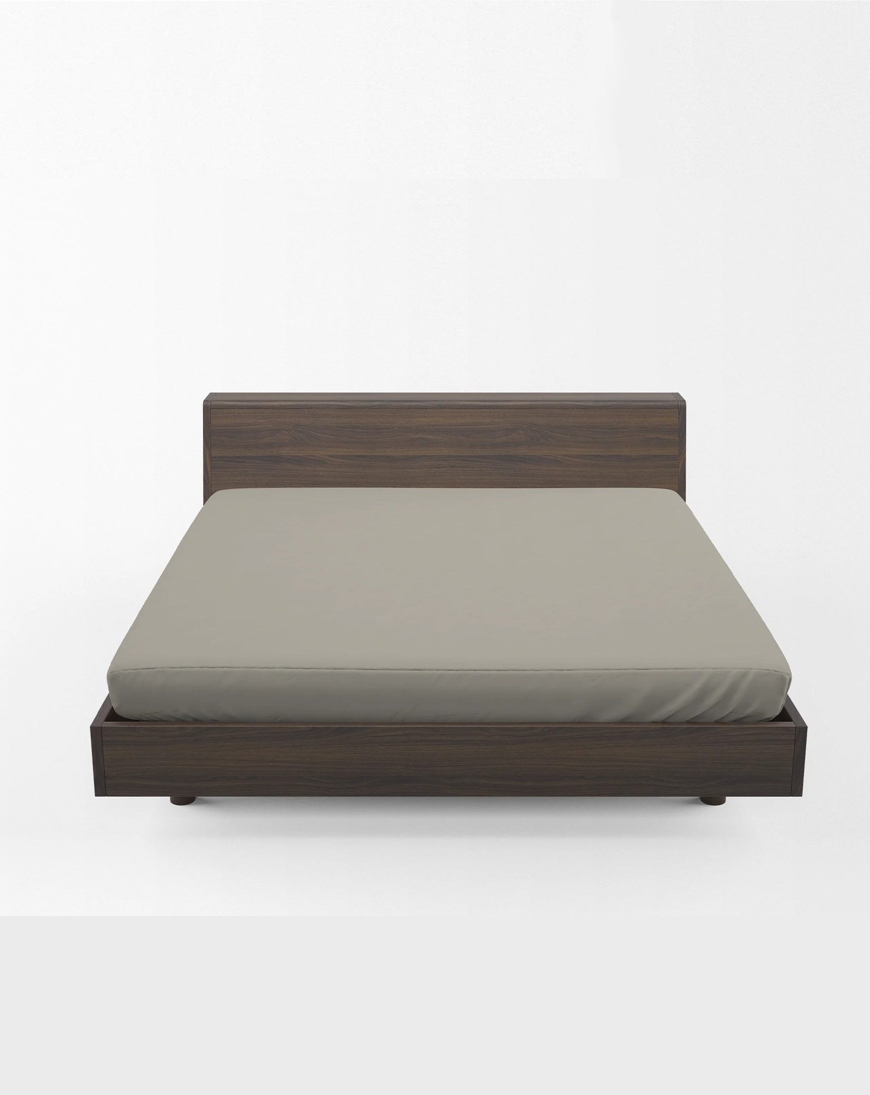 Flat Bed Sheet - Dyed - Taupe - King