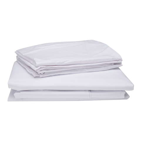 White Flat Sheet Set - Single