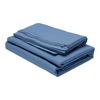 Dyed Flat Sheet Set - Blue Double