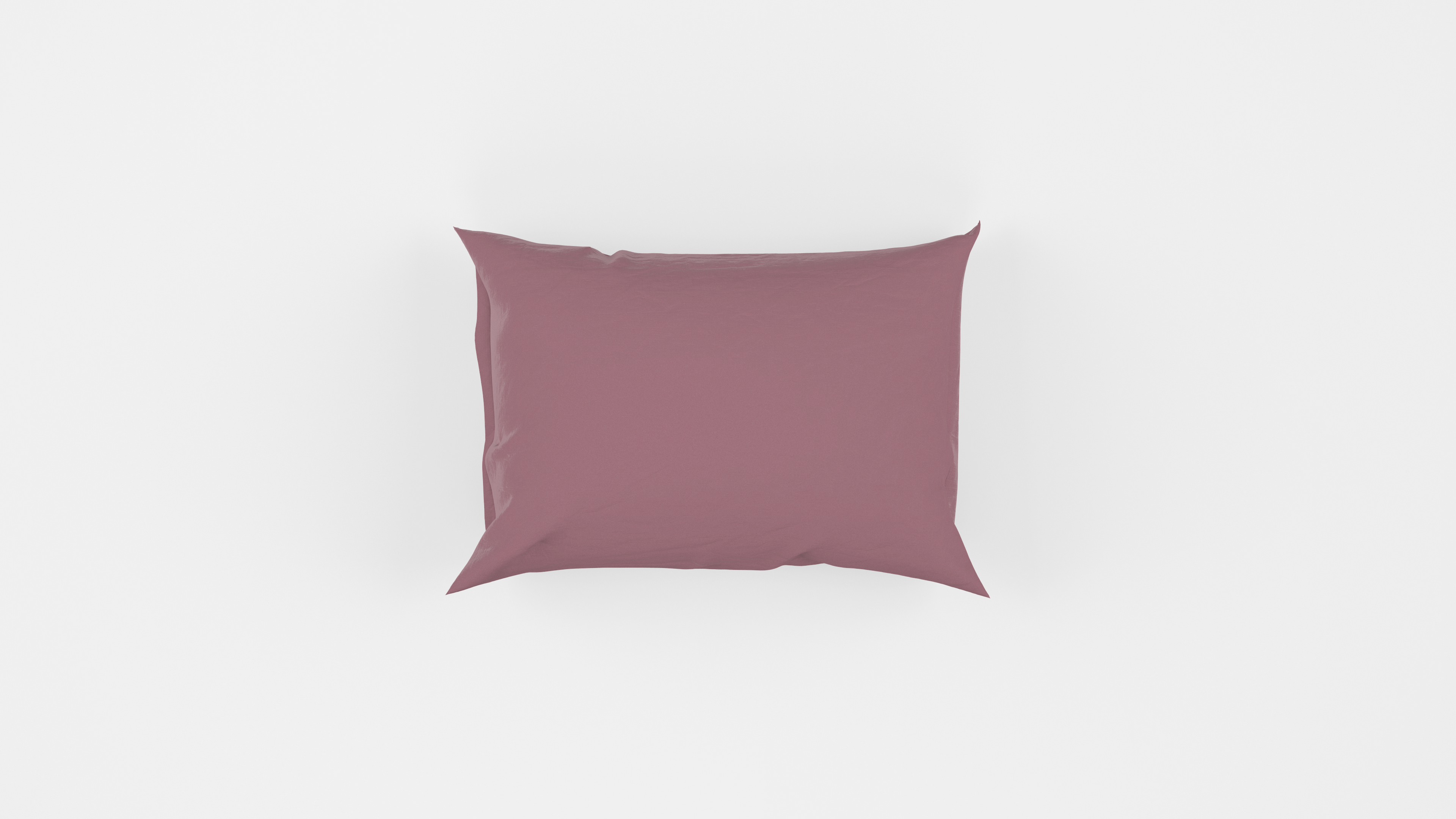 Flat Bed Sheet - Dyed - Rose Pink - Single