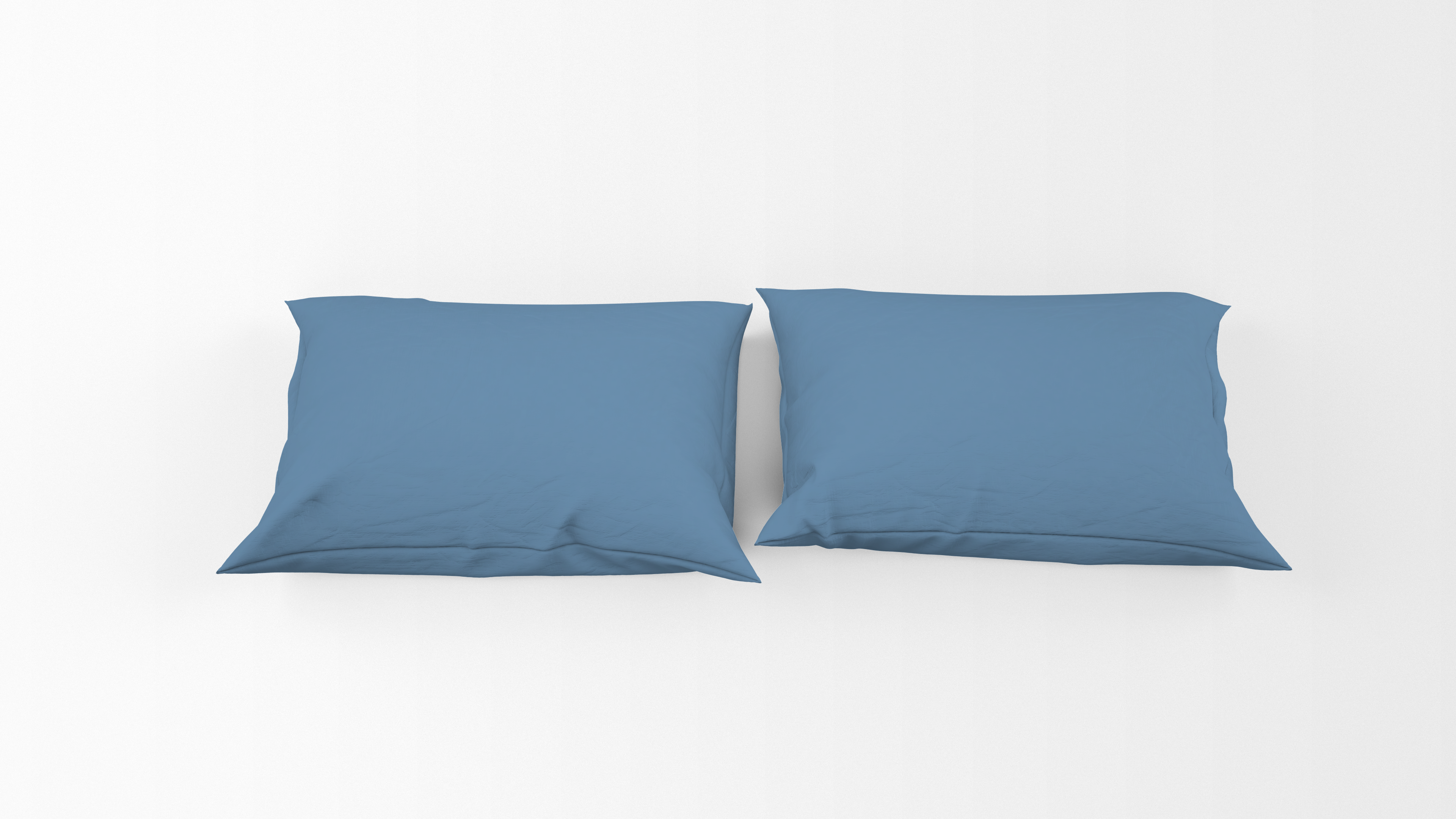 Flat Bed Sheet - Dyed - Blue - King