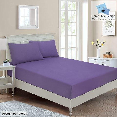 Fitted Sheet Set Pur Violet